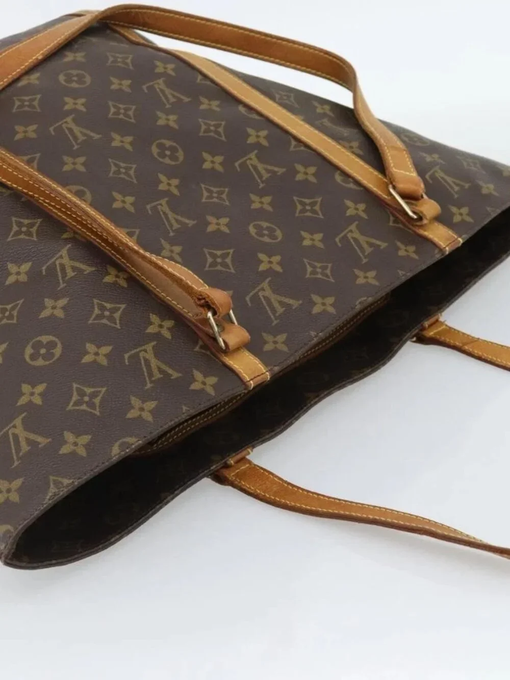 LOUIS VUITTON Monogram Sac Shopping Tote Bag M51108 LV Auth 187015
